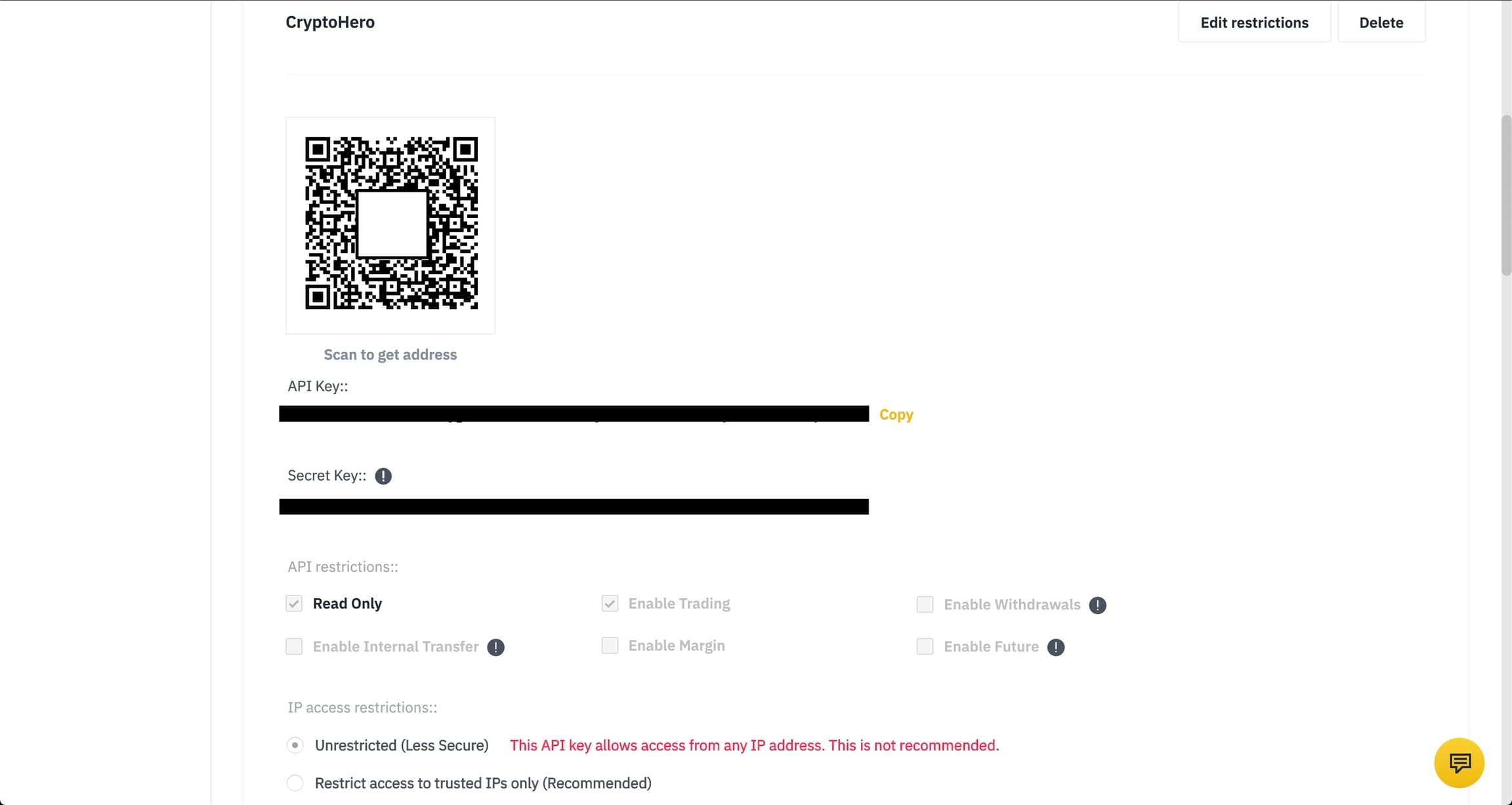 Enable Spot & Margin Trading