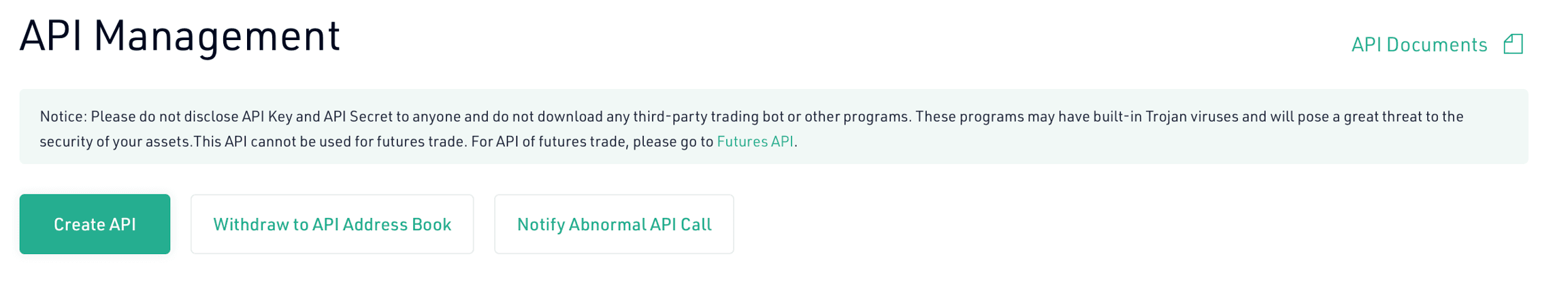 Zur API-Verwaltung navigieren